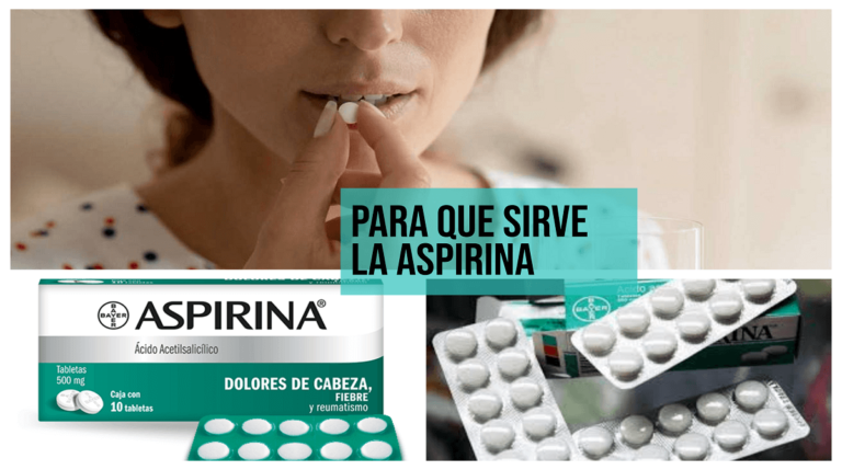 para que sirve la aspirina
