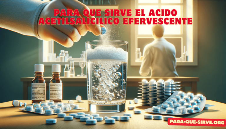 para que sirve el acido acetilsalicilico efervescente 100mg