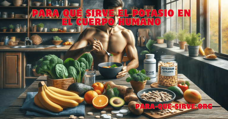 Para Qué Sirve el Potasio en el Cuerpo Humano 1