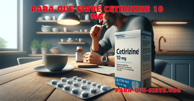 Para que sirve cetirizine 10 mg usos