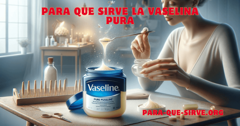 Para que sirve la vaselina pura usos