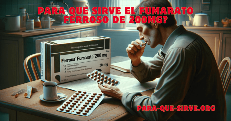 para que sirve el fumarato ferroso de 200mg usos