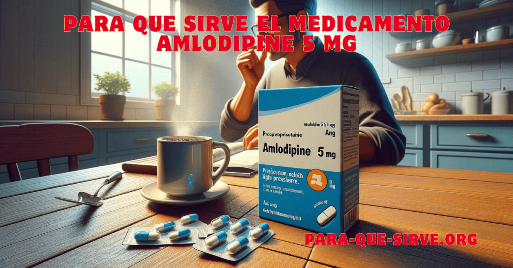 Para Qué Sirve el Medicamento Amlodipine 5 mg 1 para que sirve el medicamento amlodipine 5 mg