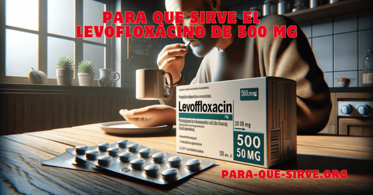 para que sirve el medicamento levofloxacino de 500 mg beneficios