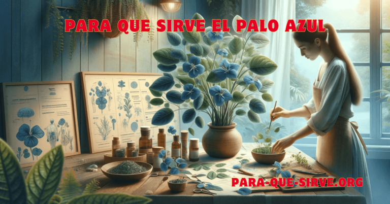 para que sirve el palo azul y como se usa planta