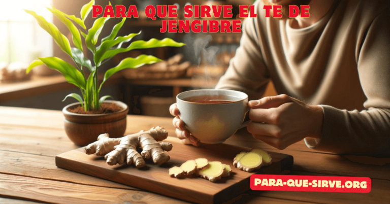 para que sirve el te de jengibre 1