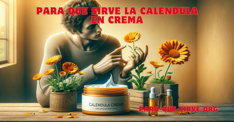 para que sirve la calendula en crema usos