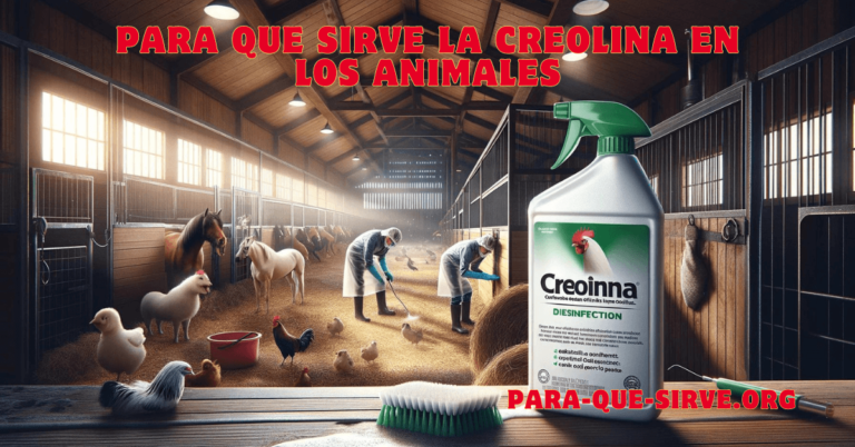 para que sirve la creolina en los animales usos