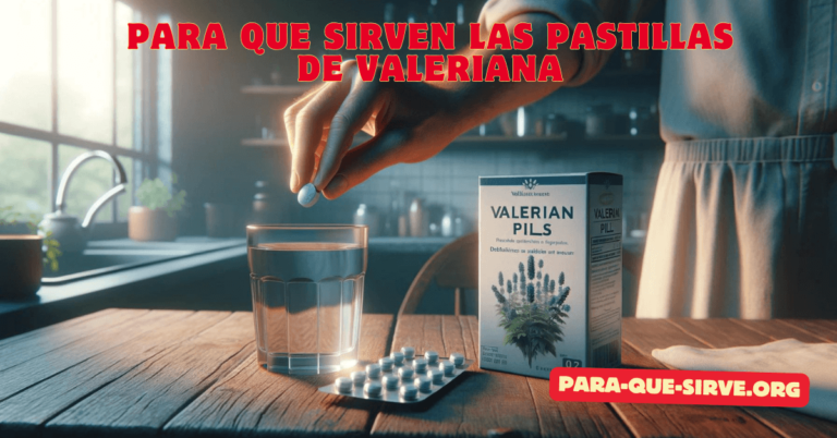 para que sirven las pastillas de valeriana USOS