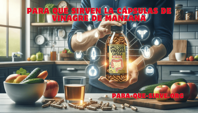 Para Qué Sirven la Cápsulas de Vinagre de Manzana usos