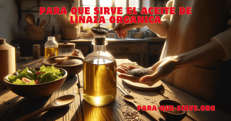 para que sirve el aceite de linaza organica usos